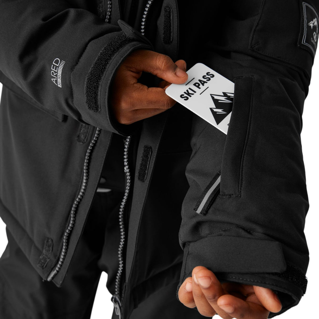 Dare 2b Kids' Shredder Jacket Black / Age 5-6-Black / Age 7-8-Black / Age 9-10-Black / Age 11-12-Black / Age 13 - 53 Degrees North