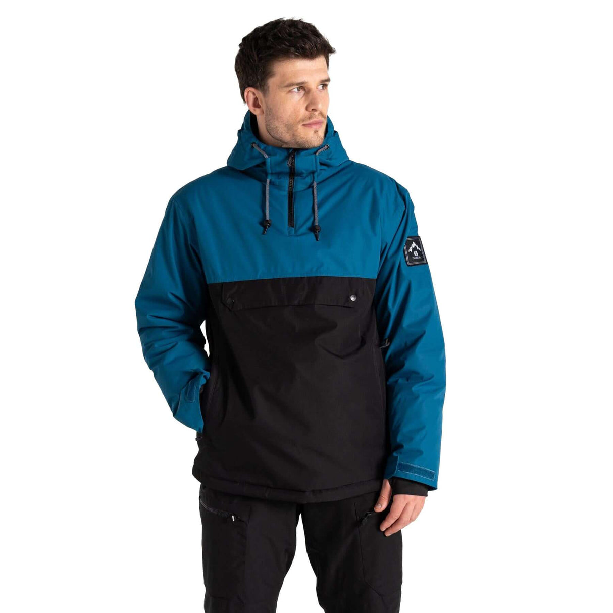 Dare 2b Men's Freeride Overhead Jacket Kingfisher Blue/Black / Small-Kingfisher Blue/Black / Medium-Kingfisher Blue/Black / Large-Kingfisher Blue/Black / X-Large-Kingfisher Blue/Black / XX-Large - 53 Degrees North