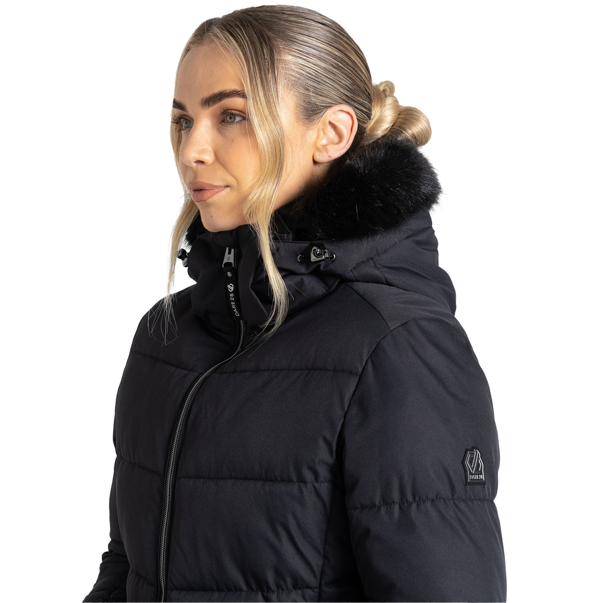 Dare 2b Women's Glamorize IV Ski Jacket Black / X-Small-Black / Small-Black / Medium-Black / Large-Black / X-Large - 53 Degrees North