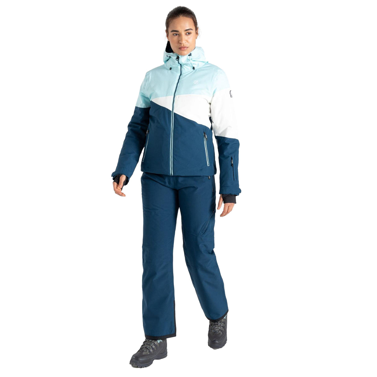 Dare 2b Women's Ice Jacket Dusty Rose/Ebony Grey / X-Small-Dusty Rose/Ebony Grey / Small-Dusty Rose/Ebony Grey / Medium-Dusty Rose/Ebony Grey / Large-Dusty Rose/Ebony Grey / X-Large - 53 Degrees North