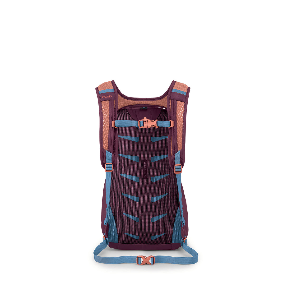 Osprey Daylite Backpack Moody Burgundy-Blue Spikemoss/Alkaline-Black-Cascade Blue/Latte Brown #- 53 Degrees North