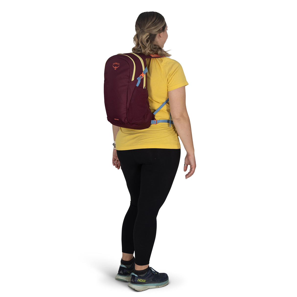 Osprey Daylite Backpack Moody Burgundy-Blue Spikemoss/Alkaline-Black-Cascade Blue/Latte Brown #- 53 Degrees North