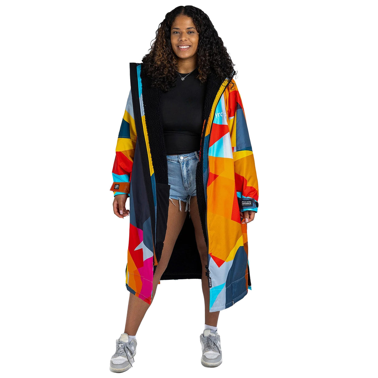 Dryrobe Advance Long Sleeve Changing Robe Black/Grey / X-Small-Black/Grey / Small-Black/Grey / Medium-Black/Grey / Large-Black/Camo Black / Small - 53 Degrees North