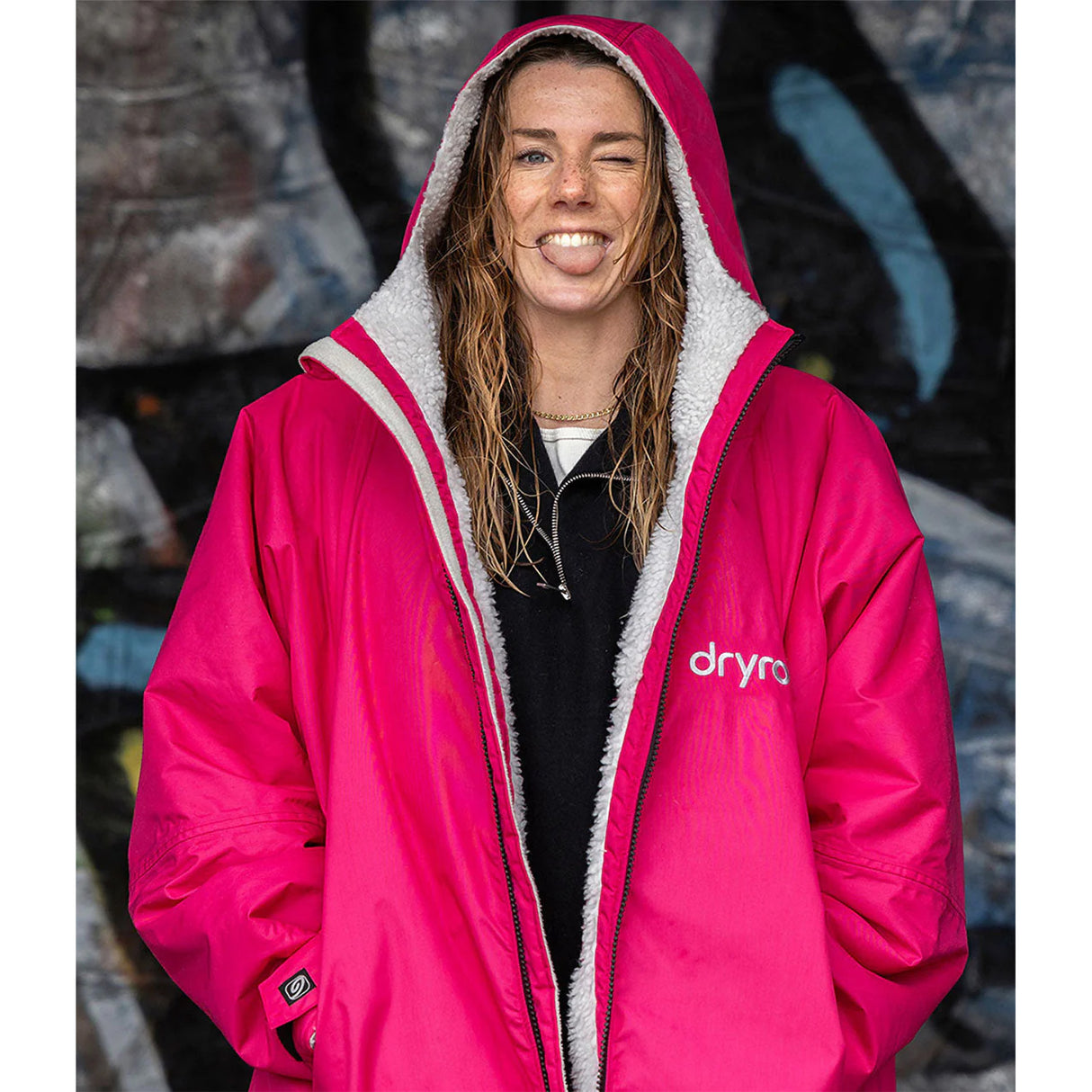 Dryrobe Advance Long Sleeve Changing Robe Dark Grey/Orange / Small-Dark Grey/Orange / Medium-Dark Grey/Orange / Large-Black/Grey / X-Small-Black/Grey / Small - 53 Degrees North