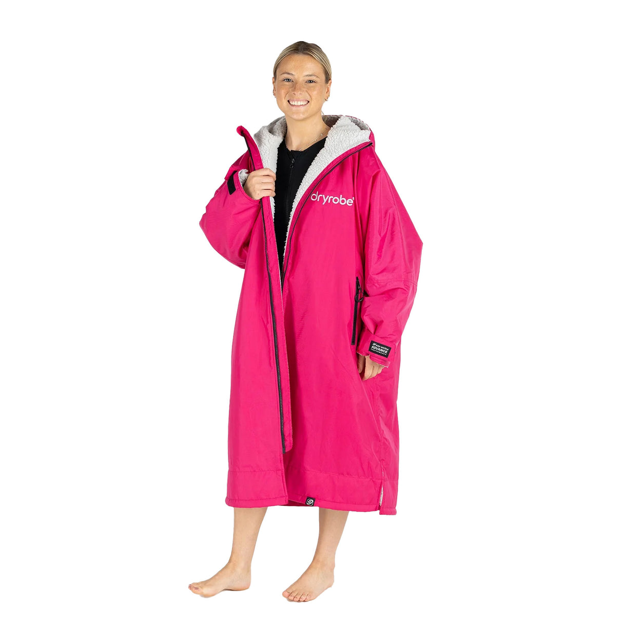 Dryrobe Advance Long Sleeve Changing Robe Dark Grey/Orange / Small-Dark Grey/Orange / Medium-Dark Grey/Orange / Large-Black/Grey / X-Small-Black/Grey / Small - 53 Degrees North