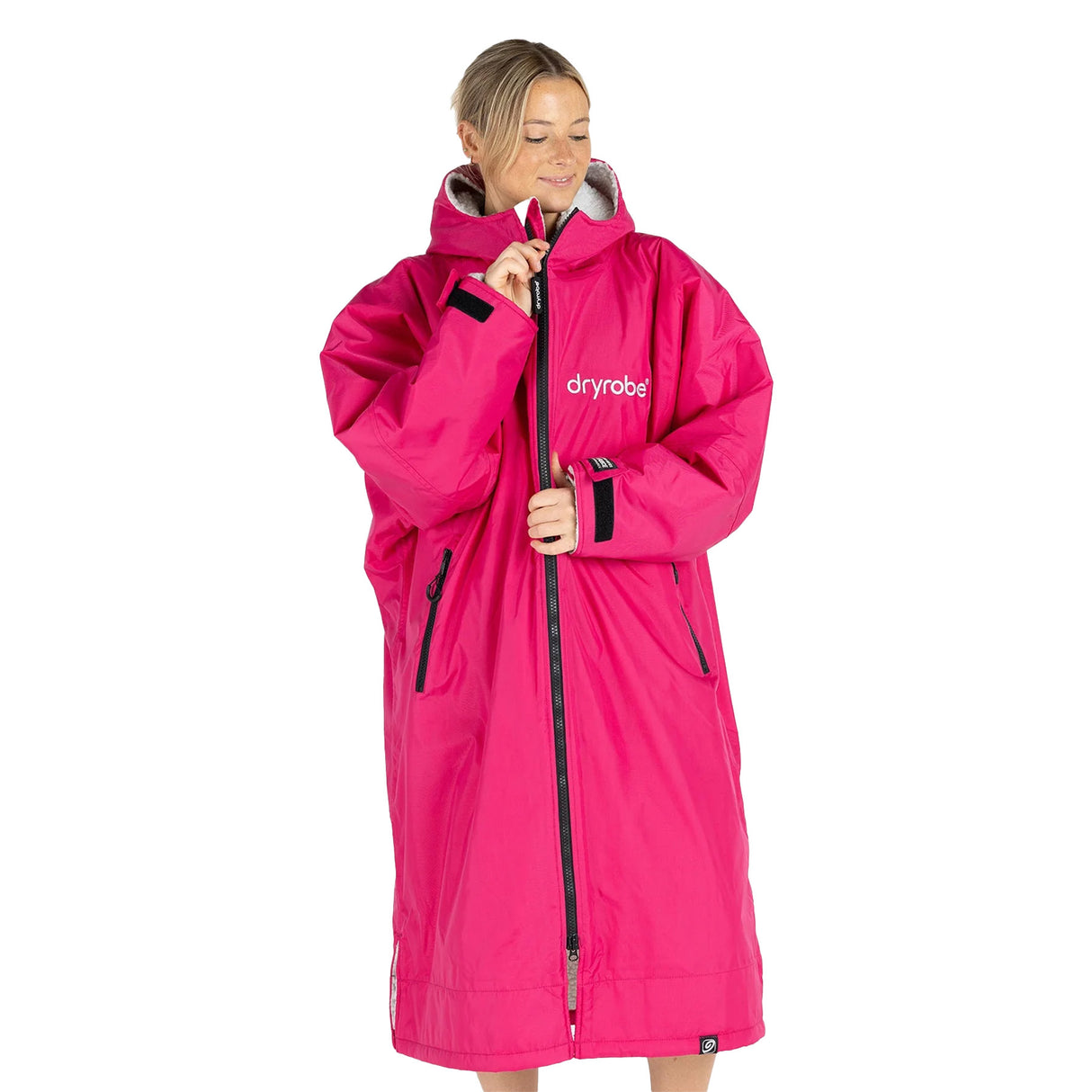 Dryrobe Advance Long Sleeve Changing Robe Dark Grey/Orange / Small-Dark Grey/Orange / Medium-Dark Grey/Orange / Large-Black/Grey / X-Small-Black/Grey / Small - 53 Degrees North