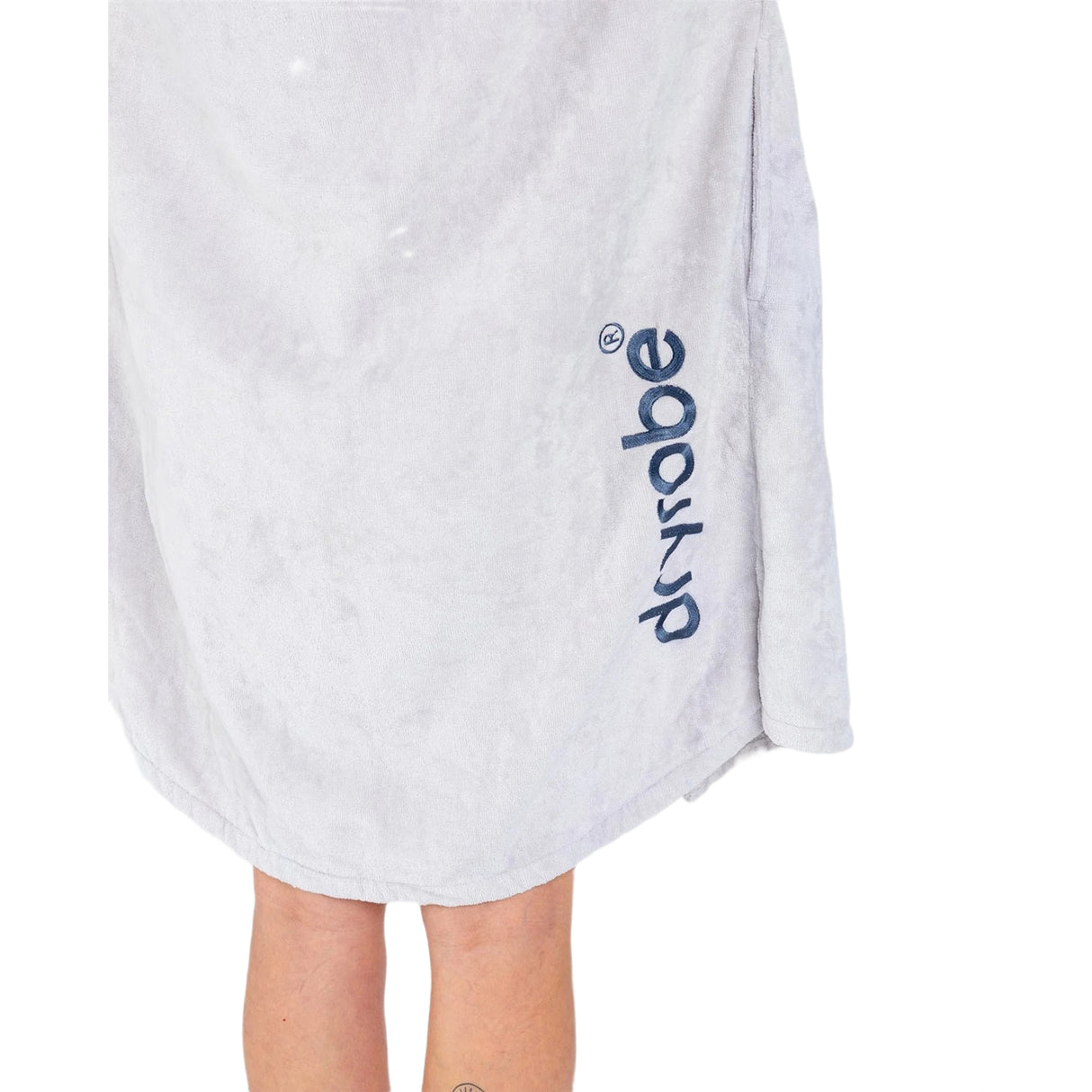 Dryrobe Zip Through Towel Robe Nimbus Cloud / Small-Nimbus Cloud / Medium-Deep Sea Blue / Small-Deep Sea Blue / Medium - 53 Degrees North