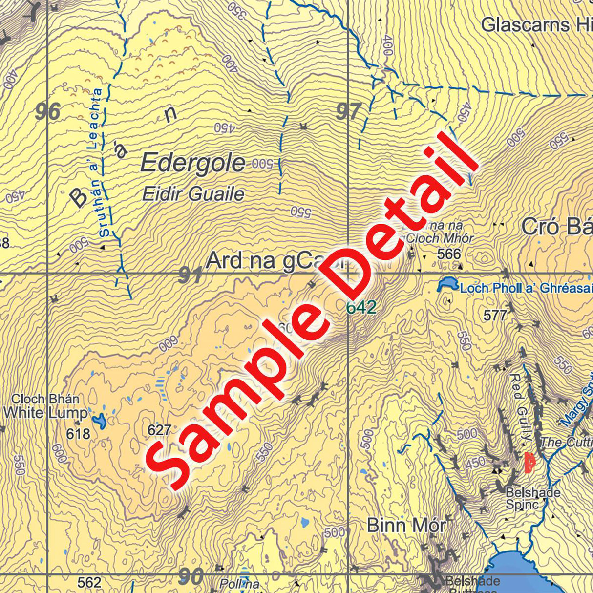 EastWest Mapping Bluestacks Waterproof Map Default Title - 53 Degrees North