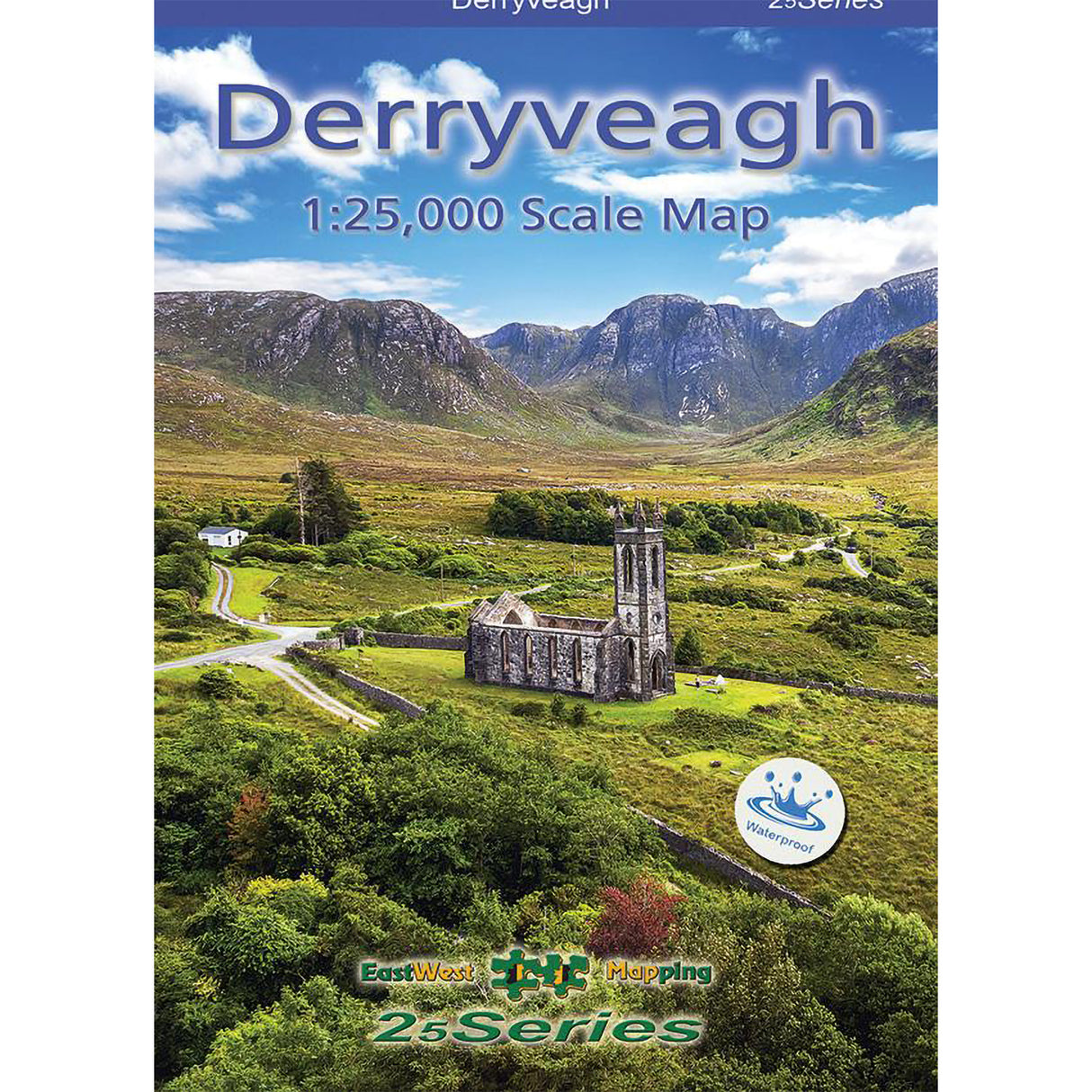 EastWest Mapping Derryveagh Waterproof Map Default Title - 53 Degrees North