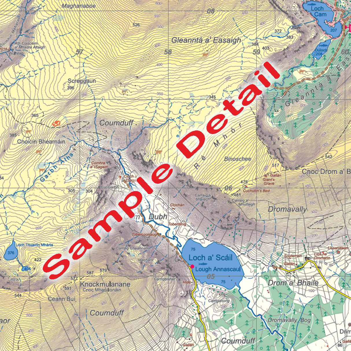 EastWest Mapping Dingle Central & Beenoskee Map Default Title - 53 Degrees North