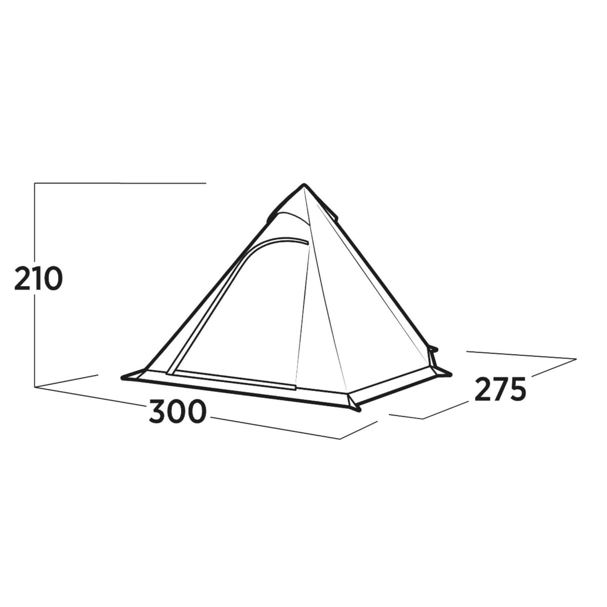 Easy Camp Otra Tipi Festival Tent Dark Sand - 53 Degrees North