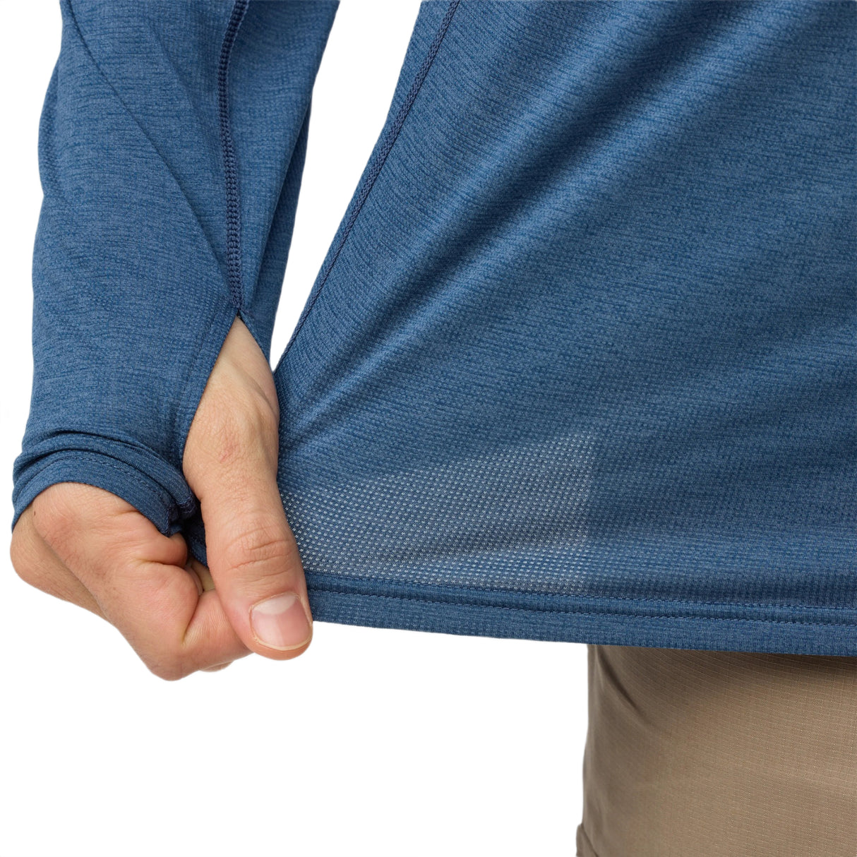 Fjällräven Men's Abisko Day Hike Half Zip T-Shirt Indigo Blue / Small-Indigo Blue / Medium-Indigo Blue / Large-Indigo Blue / X-Large - 53 Degrees North