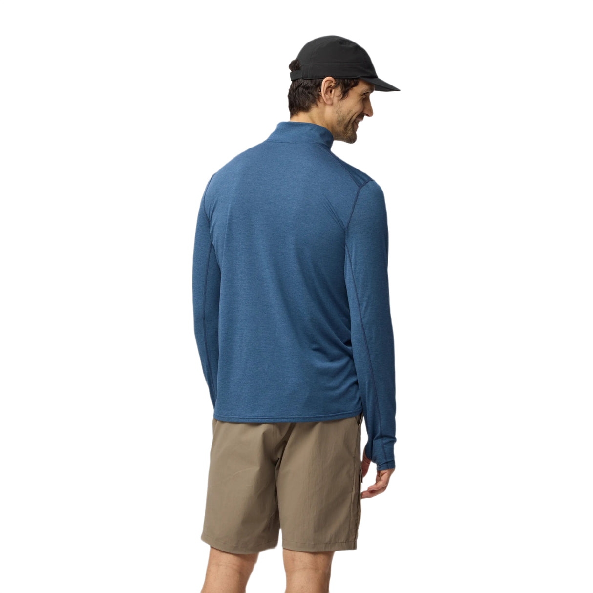 Fjällräven Men's Abisko Day Hike Half Zip T-Shirt Indigo Blue / Small-Indigo Blue / Medium-Indigo Blue / Large-Indigo Blue / X-Large - 53 Degrees North
