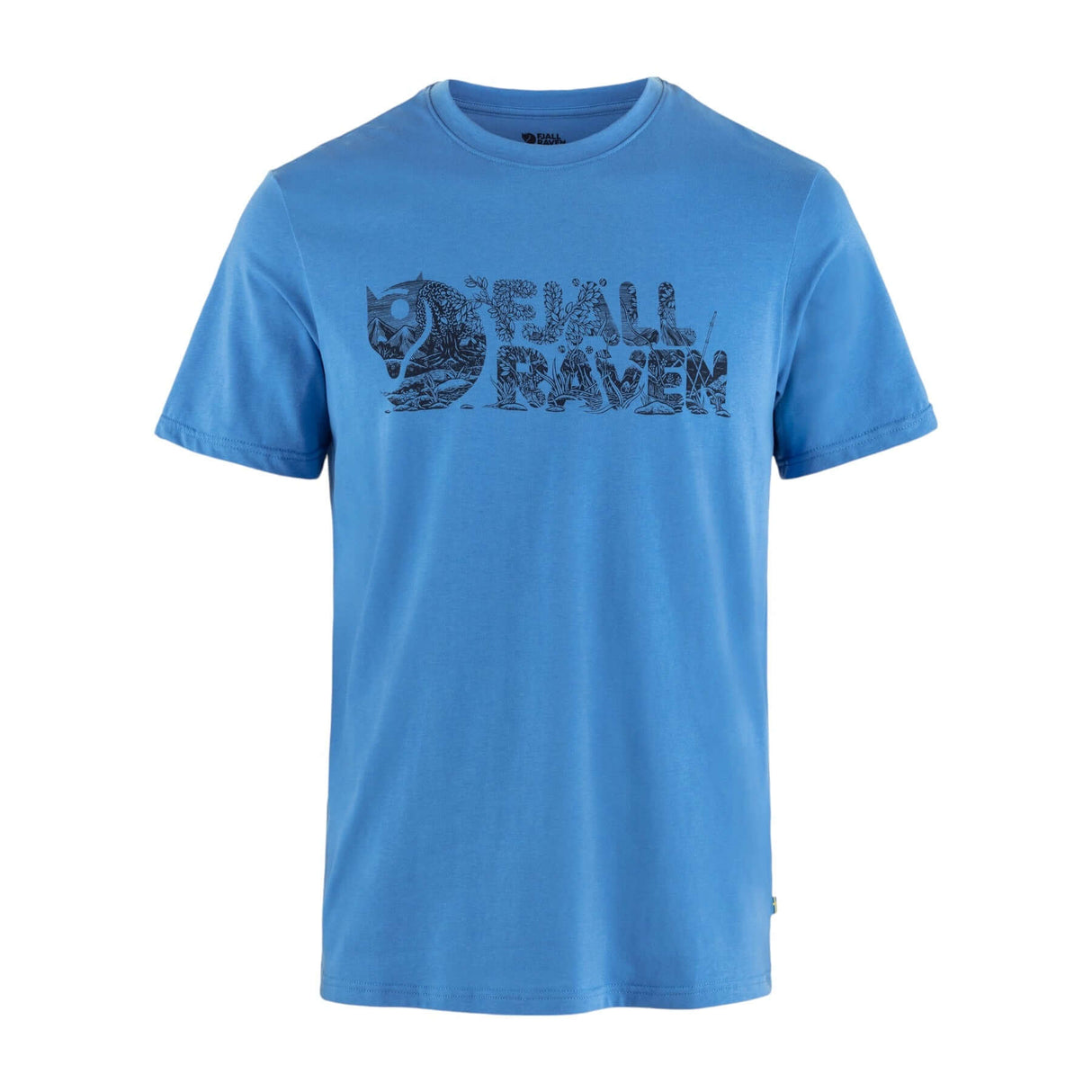 Fjällräven Men's Lush Logo T-Shirt Acorn / Small-Acorn / Medium-Acorn / Large-Acorn / X-Large-UN Blue / Small - 53 Degrees North