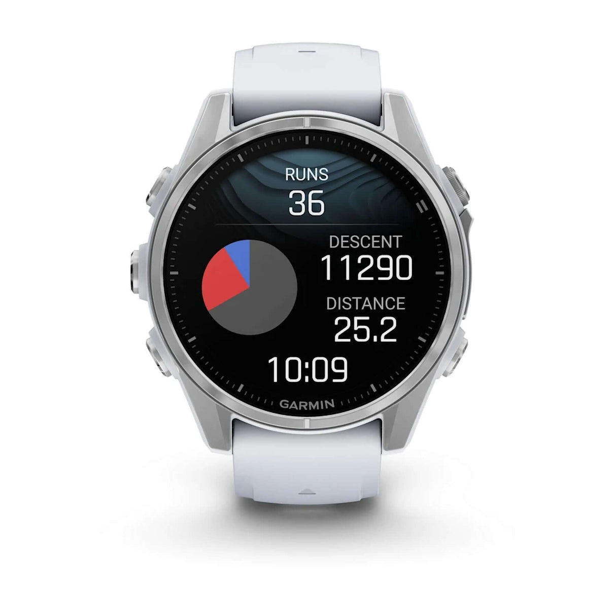 Garmin Fenix 8 - 43mm AMOLED Smartwatch Silver/Whitestone - 53 Degrees North