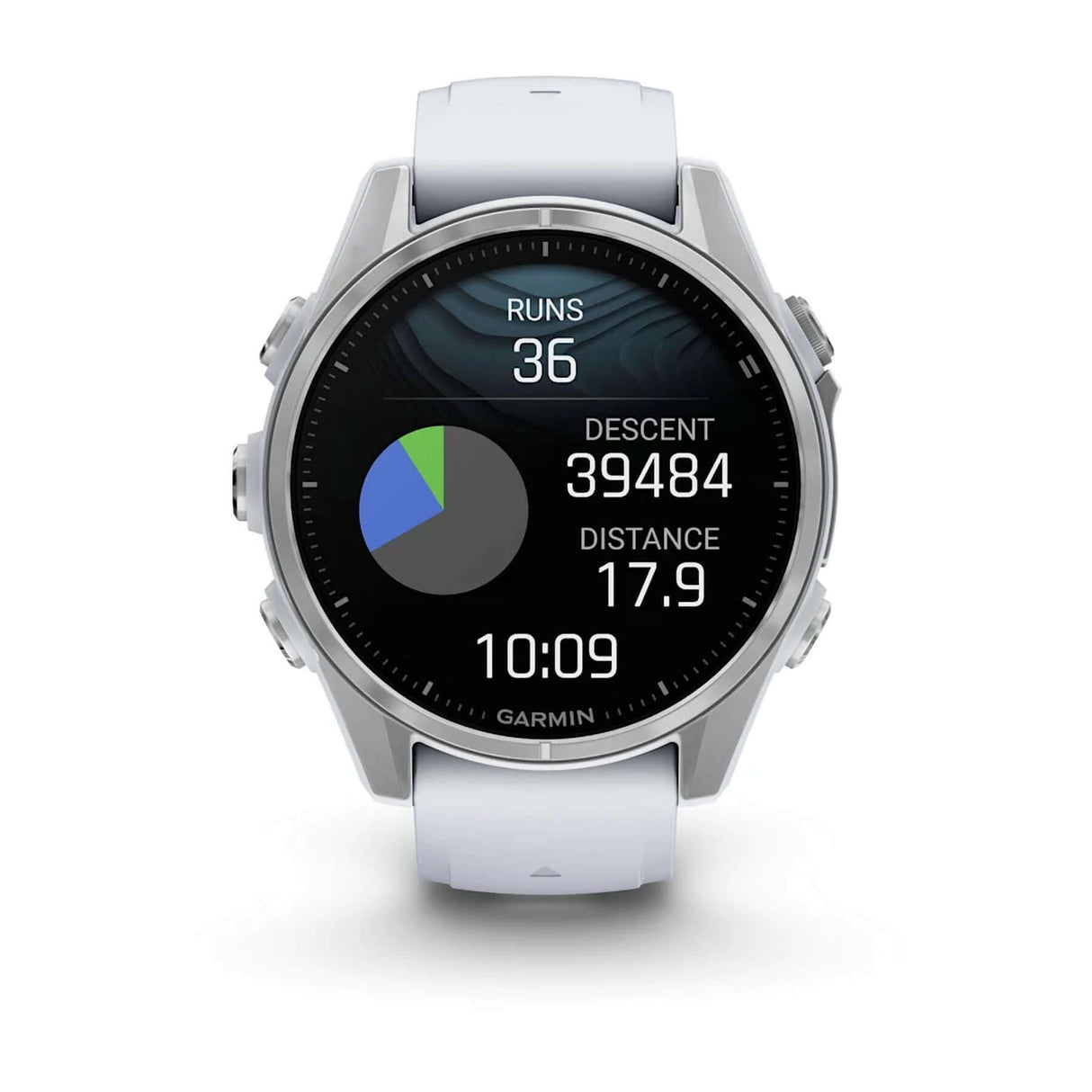 Garmin Fenix 8 - 43mm AMOLED Smartwatch Silver/Whitestone - 53 Degrees North