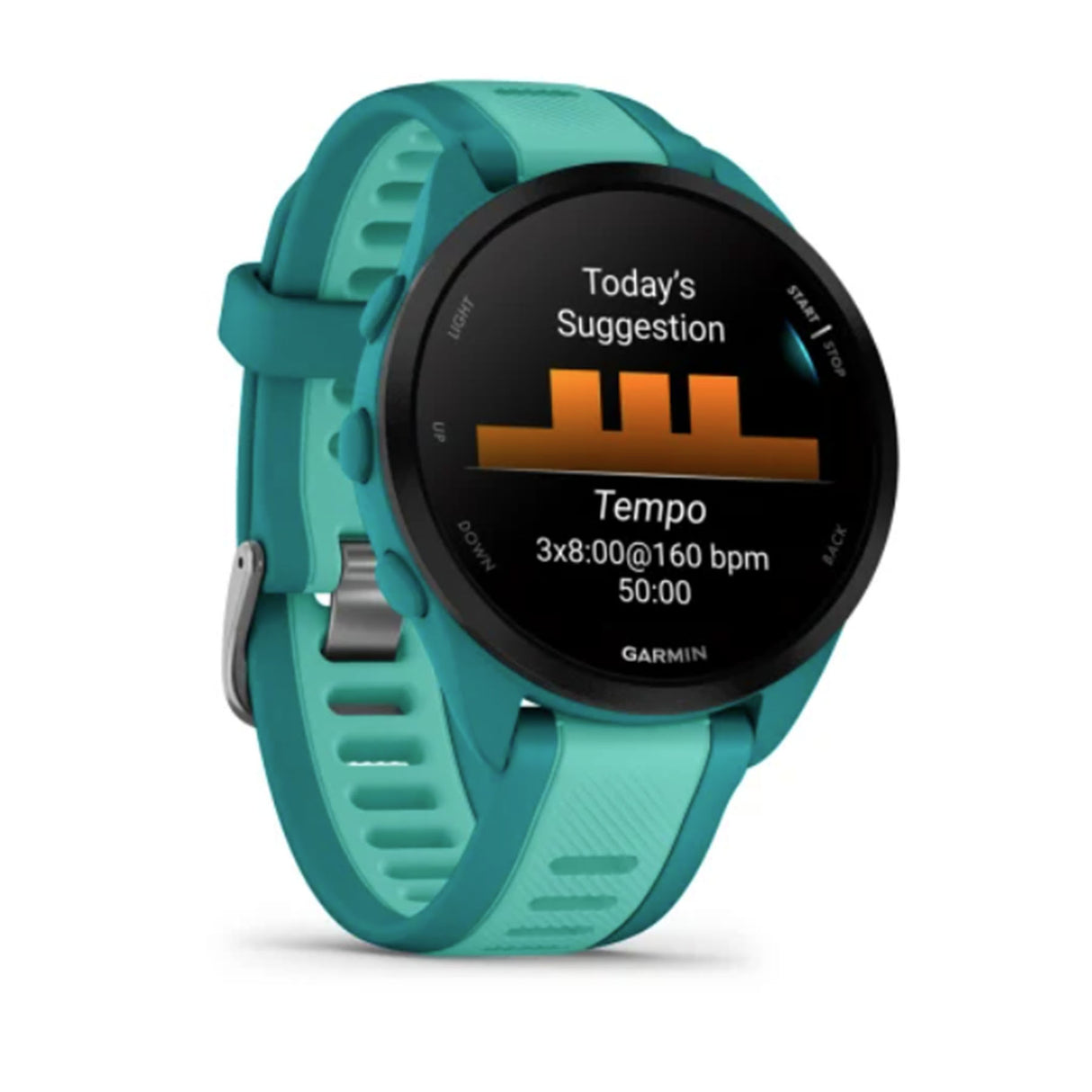 Garmin Forerunner 165 Music Smartwatch Fuchsia & Coral-Turquoise & Aqua-Mist Grey & Whitestone-Black & Slate Grey - 53 Degrees North