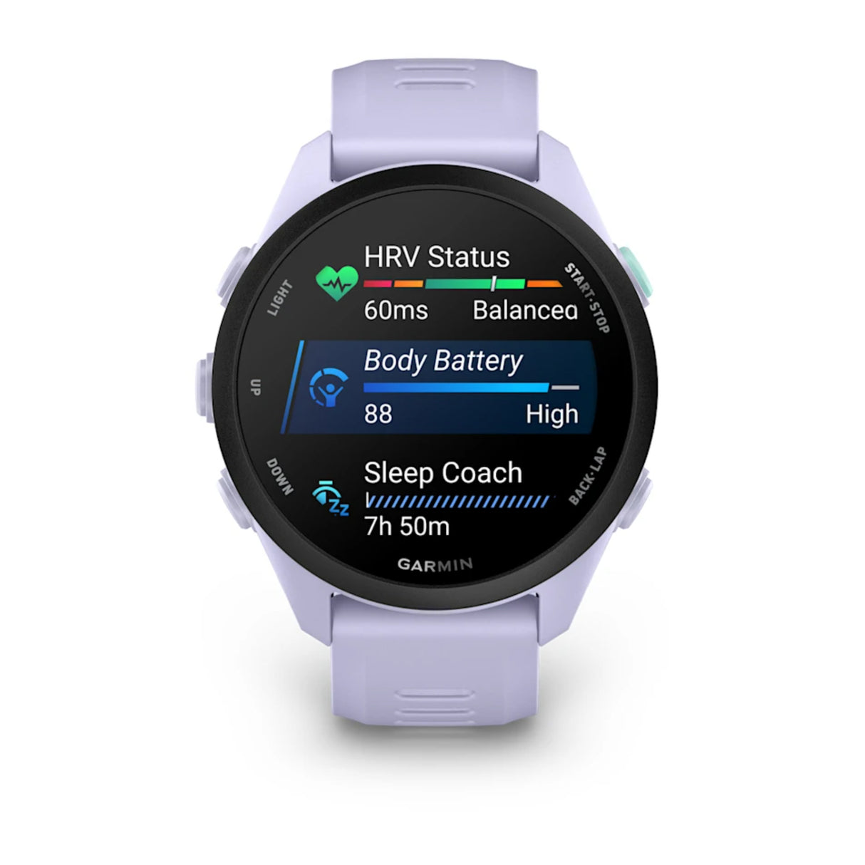 Garmin Forerunner 70 Running Smartwatch Cool Lavender - 53 Degrees North