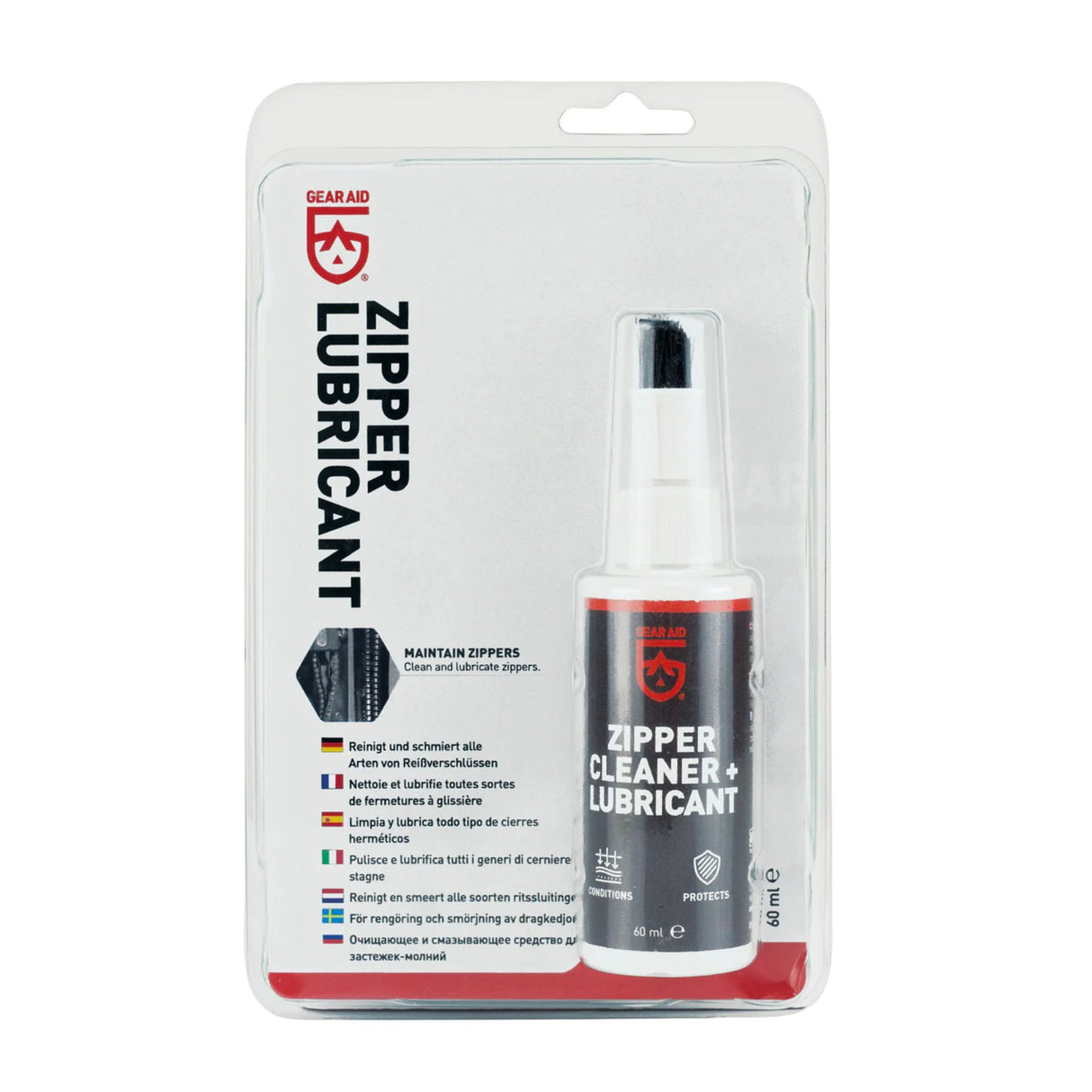 Gear Aid Zipper Cleaner + Lubricant 60 mL 60 ml - 53 Degrees North