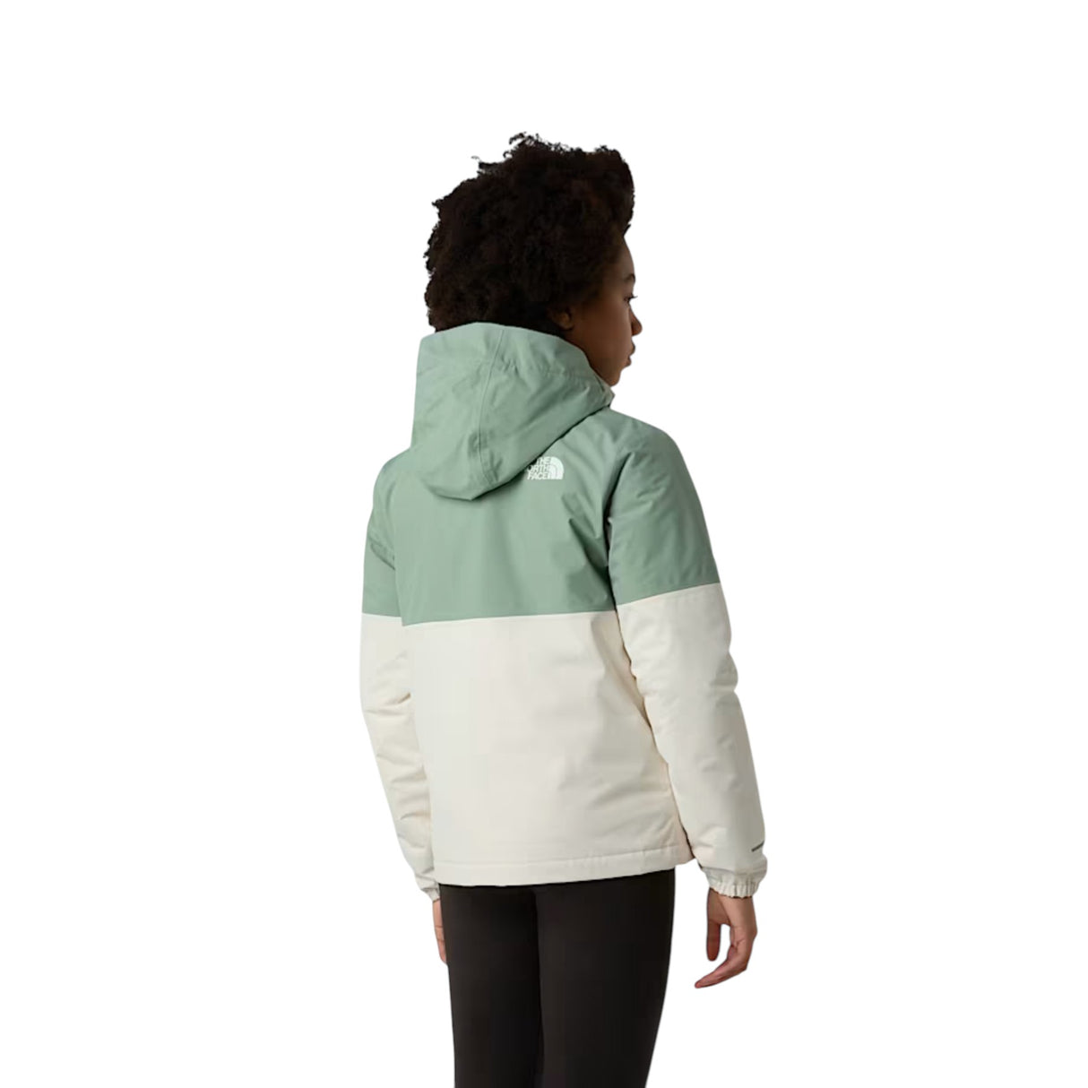 The North Face Girls' Warm Antora Rain Jacket Slate Moss/White Dune / Age 5-6-Slate Moss/White Dune / Age 7-8-Slate Moss/White Dune / Age 9-10-Slate Moss/White Dune / Age 11-12-Slate Moss/White Dune / Age 14-16 #- 53 Degrees North