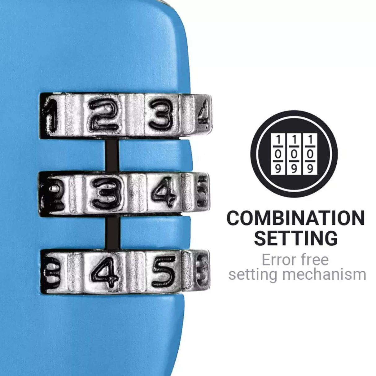 Go Travel Mini Combi Twin Padlocks Default Title - 53 Degrees North