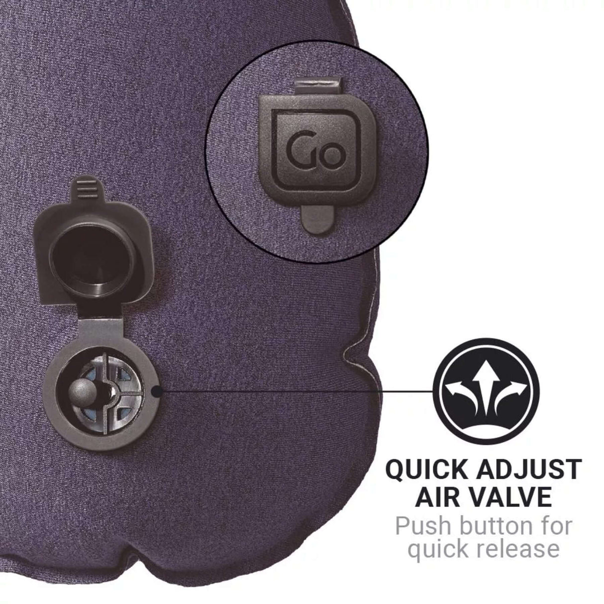 Go Travel The Fusion Travel Pillow Default Title - 53 Degrees North