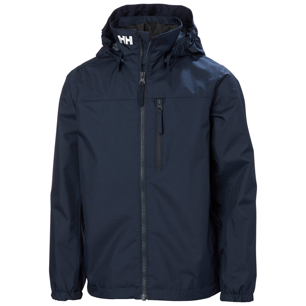 Helly Hansen Kids' Junior Crew Hooded Jacket Navy / 134 cm-Navy / 140 cm-Navy / 146 cm-Navy / 152 cm-Navy / 158 cm - 53 Degrees North