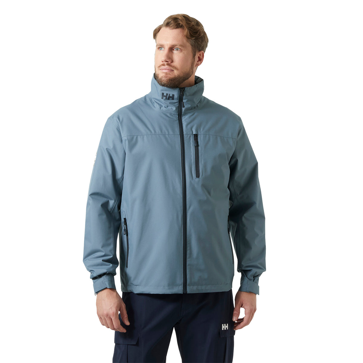 Helly Hansen Men's Crew Midlayer Jacket 2 Dark Blue / Small - 53 Degrees North