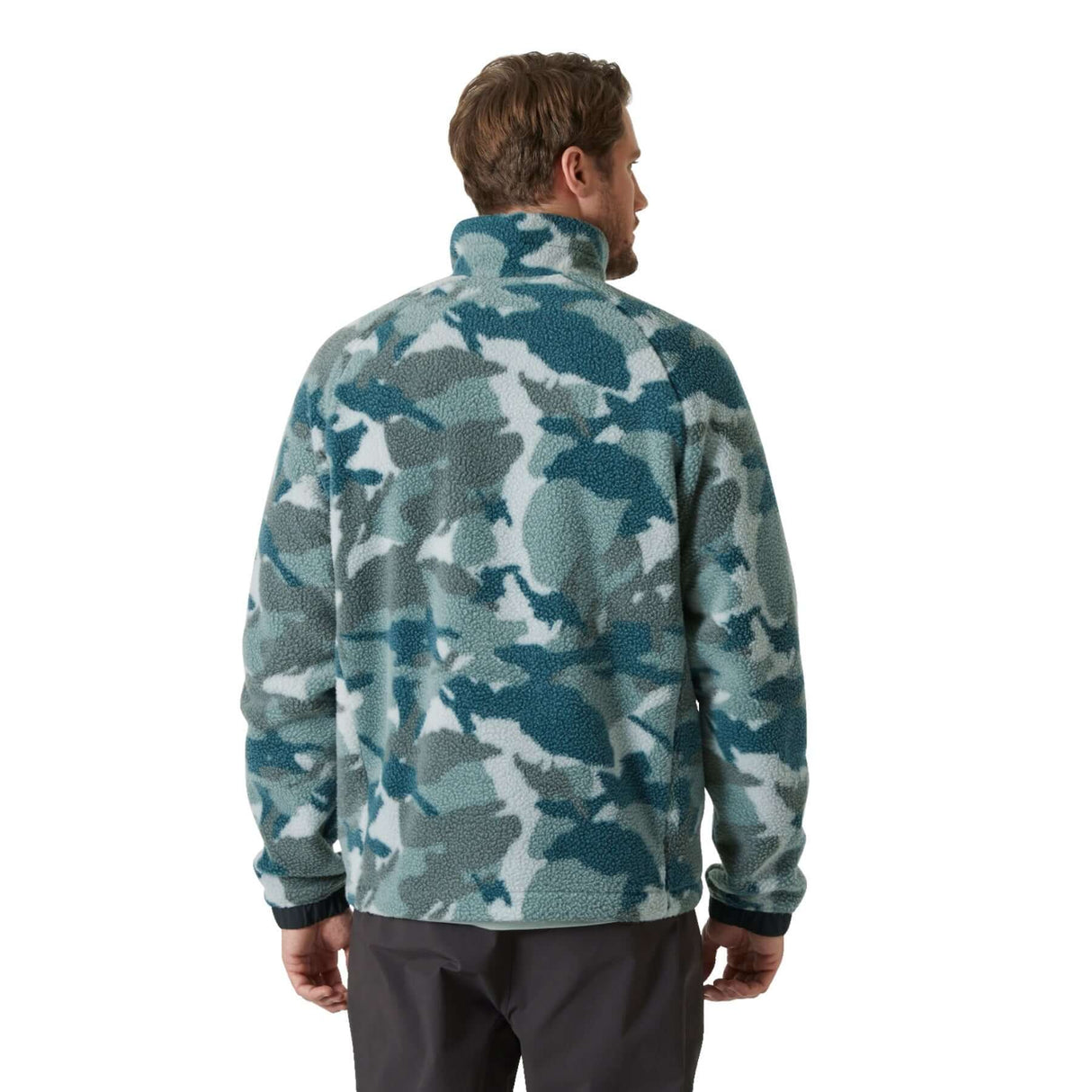 Helly Hansen Men's Panorama Printed Pile Snap Fleece Jacket Dark Creek Woodland Camo / Small-Dark Creek Woodland Camo / Medium-Dark Creek Woodland Camo / Large-Dark Creek Woodland Camo / X-Large-Dark Creek Woodland Camo / XX-Large - 53 Degrees North