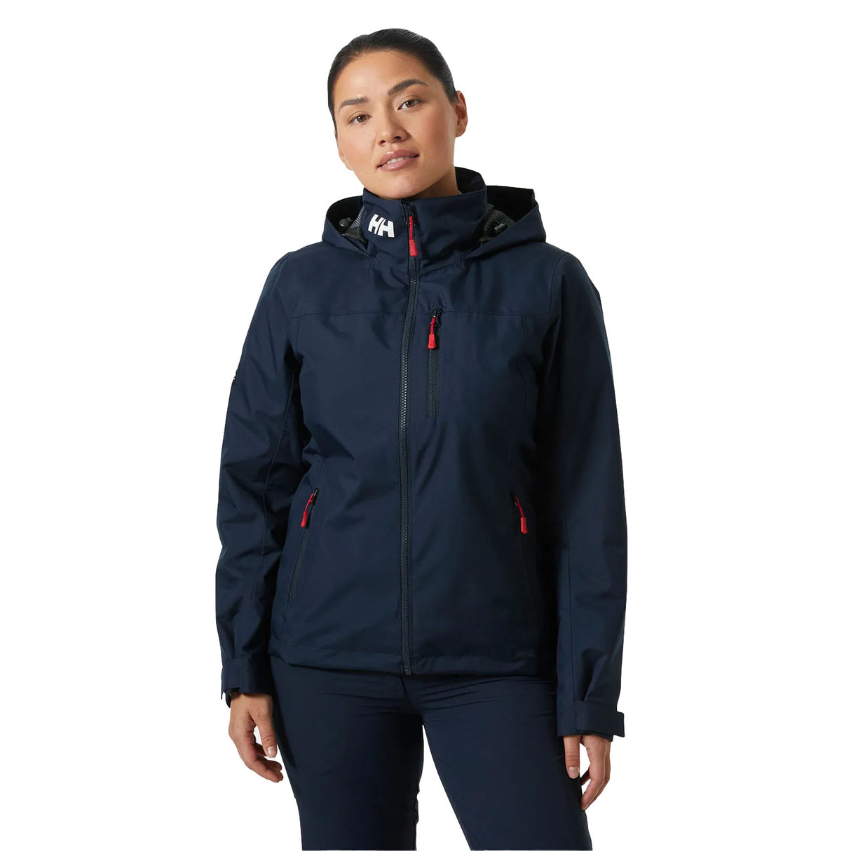 Helly Hansen Women's Crew Hooded Midlayer Jacket 2.0 Navy / X-Small-Navy / Small-Navy / Medium-Navy / Large-Navy / X-Large - 53 Degrees North