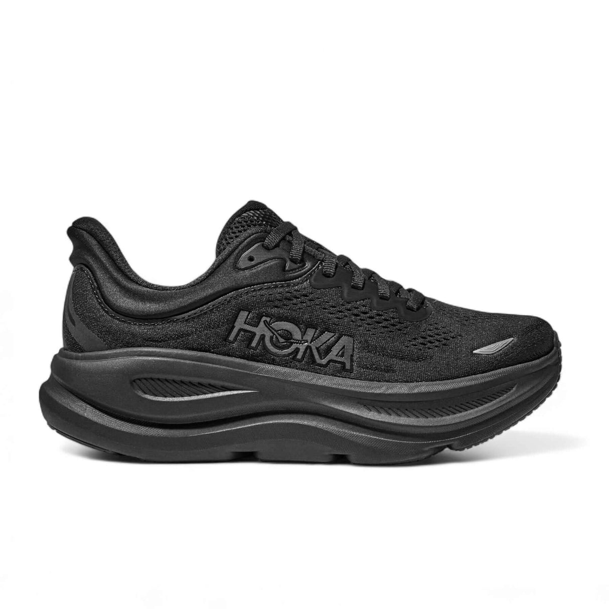 Hoka Men's Bondi 9 Running Shoes Black/Black / UK 8-Black/Black / UK 9-Black/Black / UK 9.5-Black/Black / UK 10-Black/Black / UK 10.5 - 53 Degrees North