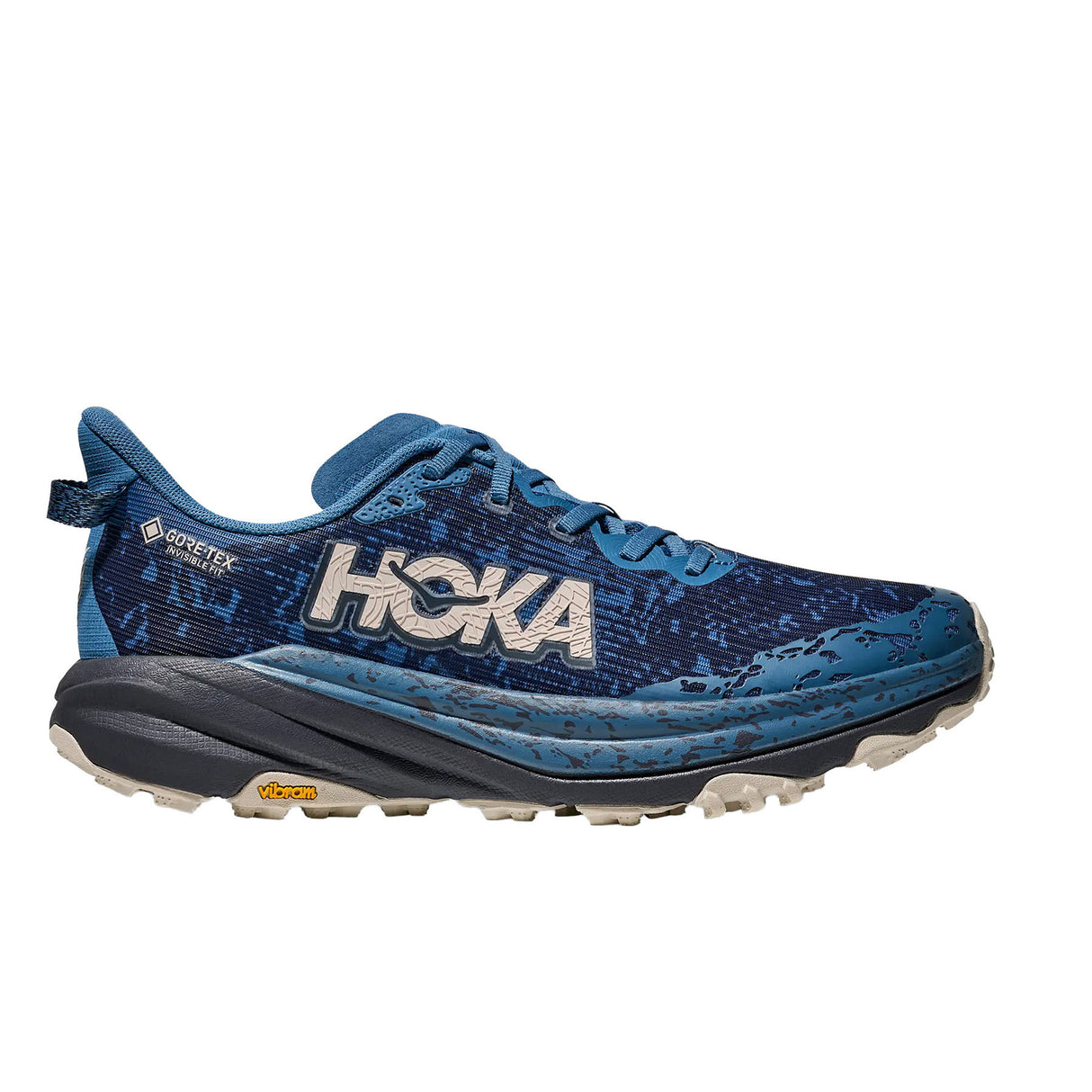 Hoka Men's Speedgoat 6 GORE-TEX Shoes Foggy Night/Charcoal Grey / UK 8-Foggy Night/Charcoal Grey / UK 9-Foggy Night/Charcoal Grey / UK 10-Foggy Night/Charcoal Grey / UK 11-Foggy Night/Charcoal Grey / UK 12 - 53 Degrees North