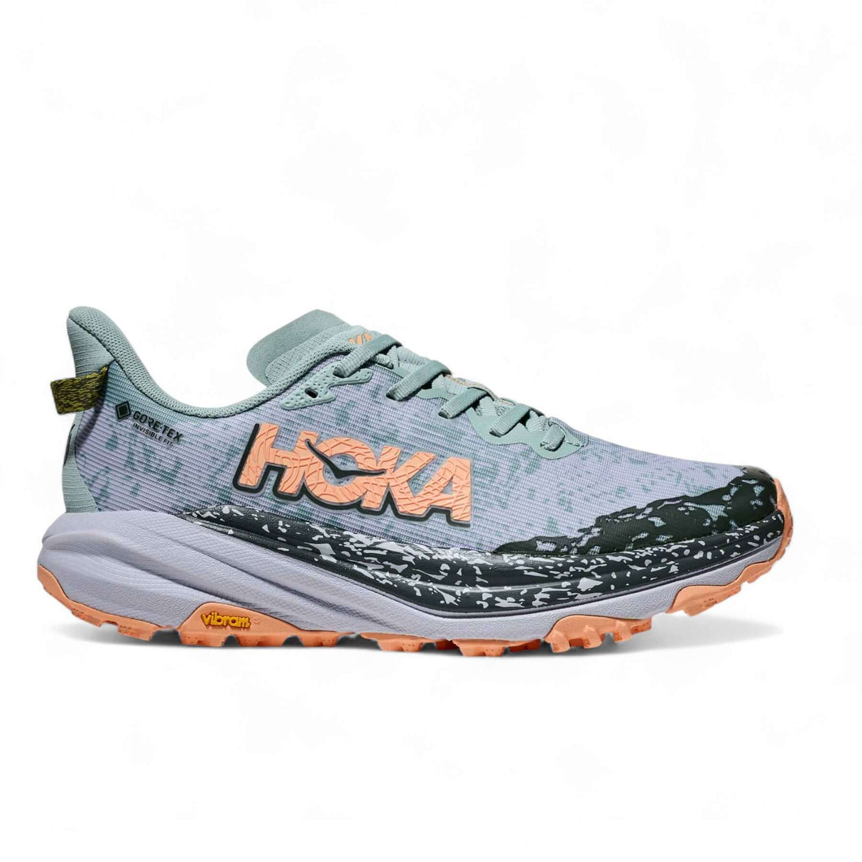 Hoka Women's Speedgoat 6 GORE-TEX Running Shoes Jade/Ash Grey / UK 4-Jade/Ash Grey / UK 5-Jade/Ash Grey / UK 6-Jade/Ash Grey / UK 7-Jade/Ash Grey / UK 8 - 53 Degrees North