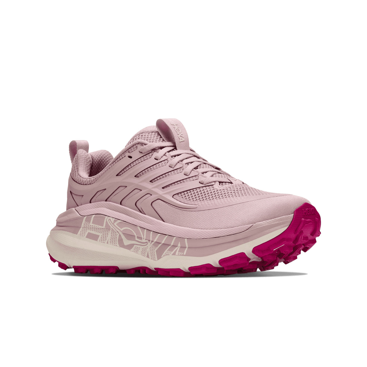 Hoka Women's Stinson 8 Trail Running Shoes Pink Opal/Alabaster / UK 4 - 53 Degrees North