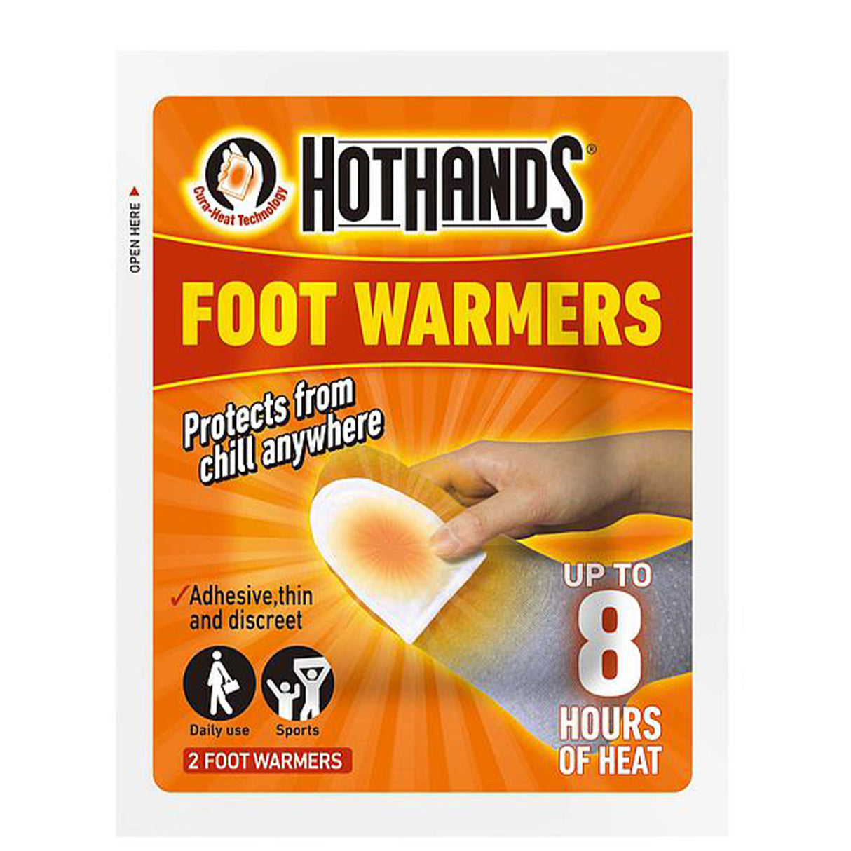 HotHands Foot Warmers Pack of 2-Pack of 5 - 53 Degrees North