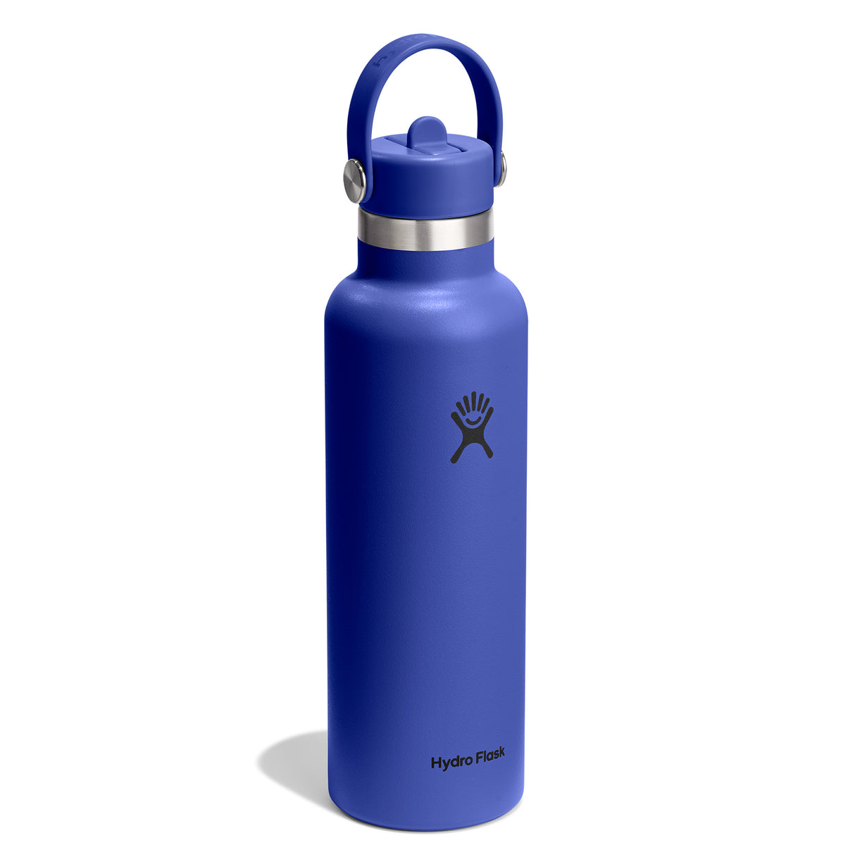 Hydro Flask 21 oz Standard Mouth with Flex Straw Cap Insulated Bottle Popstar Pink-Mermaid Green-Capri Blue-Beachplum-Nectar - 53 Degrees North