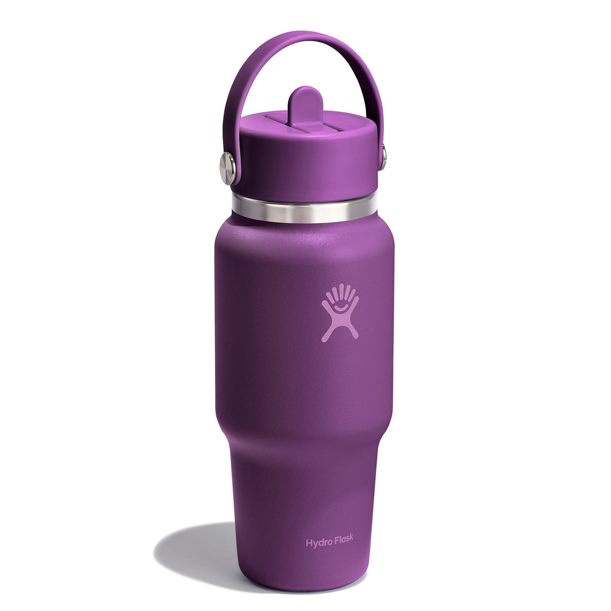 Hydro Flask 24oz (710 ml) Travel Bottle with Flex Straw Cap Harbor Blue-Capri Blue-Popstar Pink-Mermaid Green-Black - 53 Degrees North