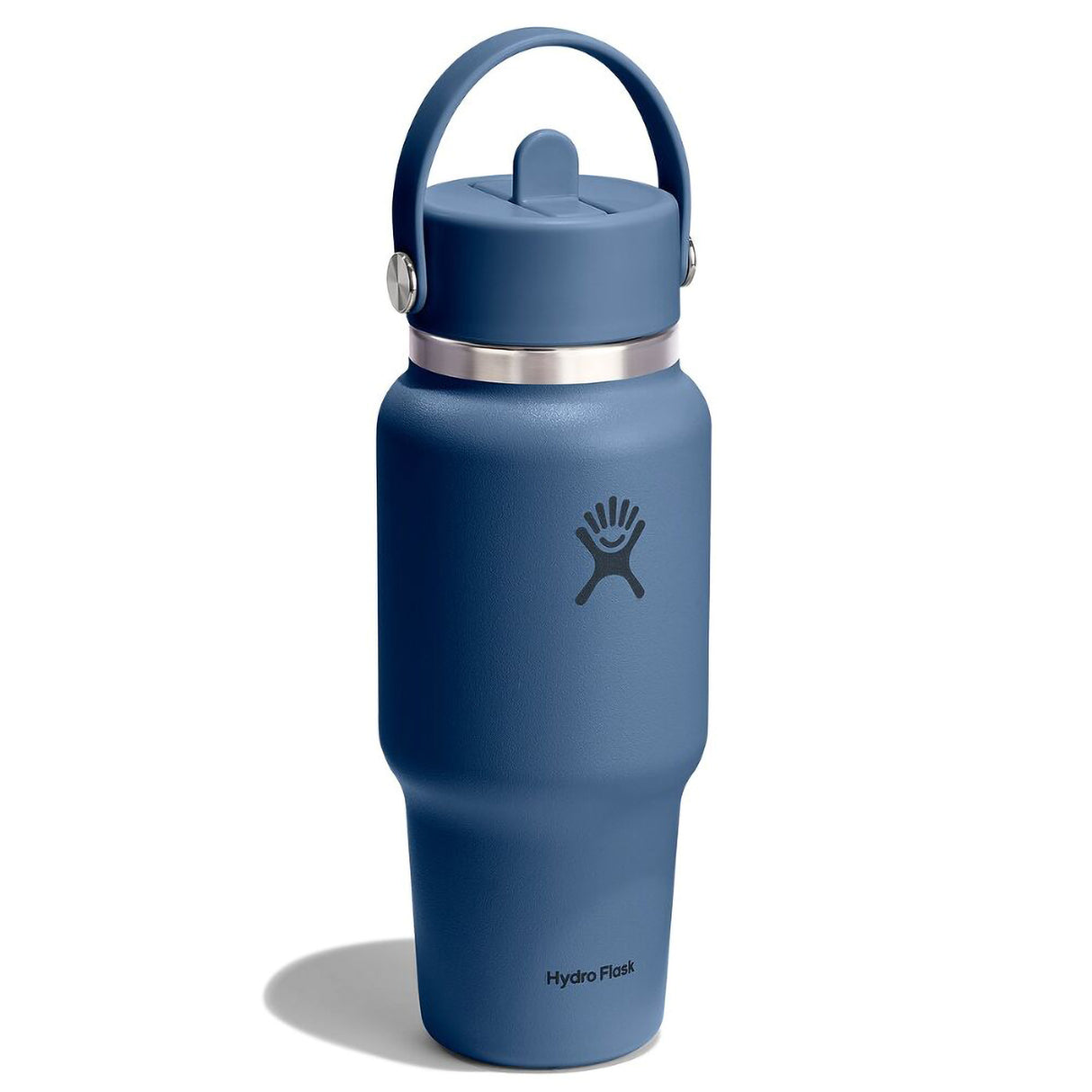 Hydro Flask 24oz (710 ml) Travel Bottle with Flex Straw Cap Harbor Blue-Capri Blue-Popstar Pink-Mermaid Green-Black - 53 Degrees North