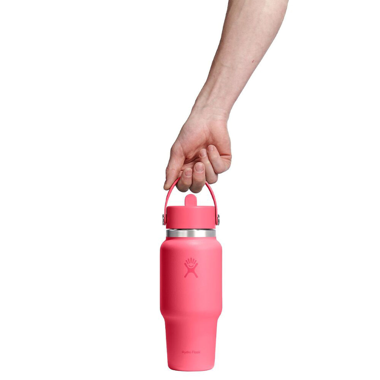 Hydro Flask 24oz (710 ml) Travel Bottle with Flex Straw Cap Harbor Blue-Capri Blue-Popstar Pink-Mermaid Green-Black - 53 Degrees North
