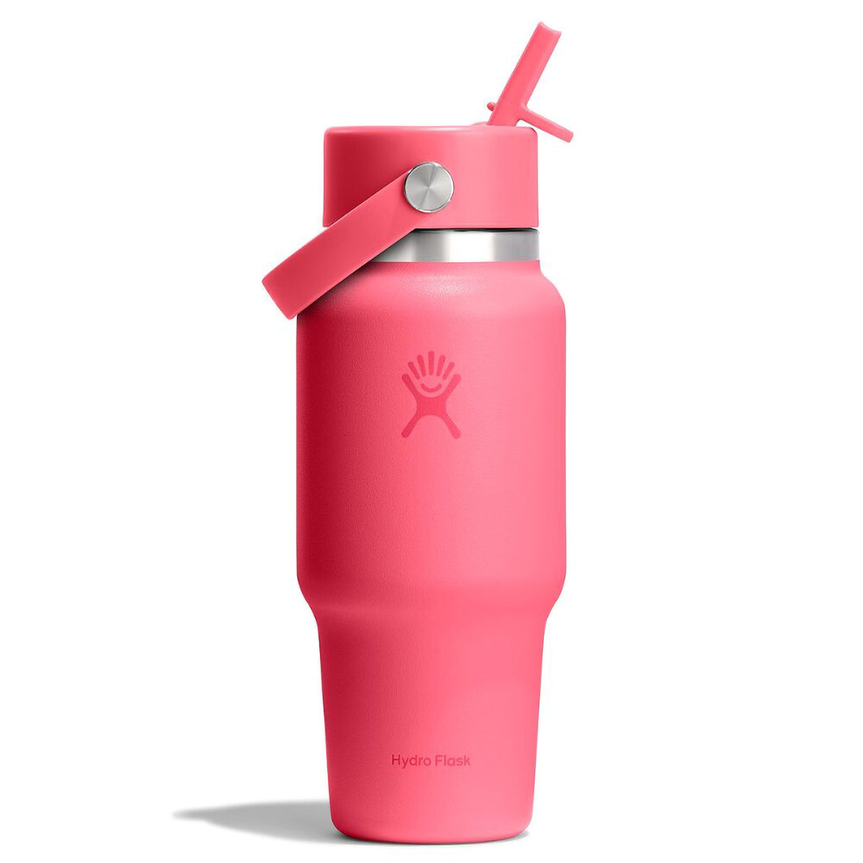Hydro Flask 24oz (710 ml) Travel Bottle with Flex Straw Cap Harbor Blue-Capri Blue-Popstar Pink-Mermaid Green-Black - 53 Degrees North