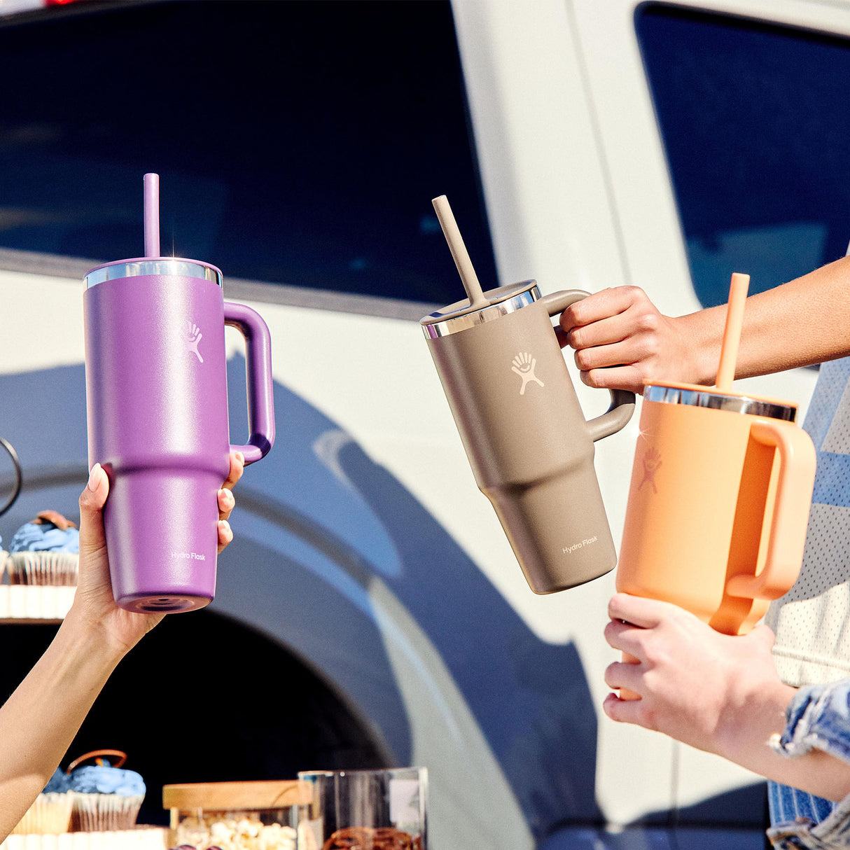 Hydro Flask 24oz All Around Travel Tumbler Nectar-Beachplum-Surf-Trillium - 53 Degrees North