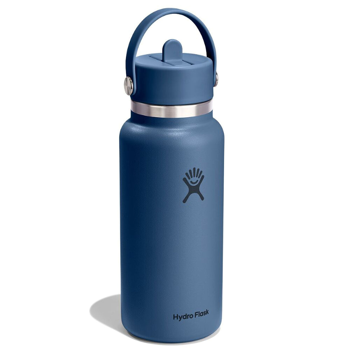 Hydro Flask 32 oz (946 ml) Wide Mouth with Flex Straw Cap Insulated Bottle Mermaid Green-Harbor Blue-Popstar Pink-Beachplum - 53 Degrees North
