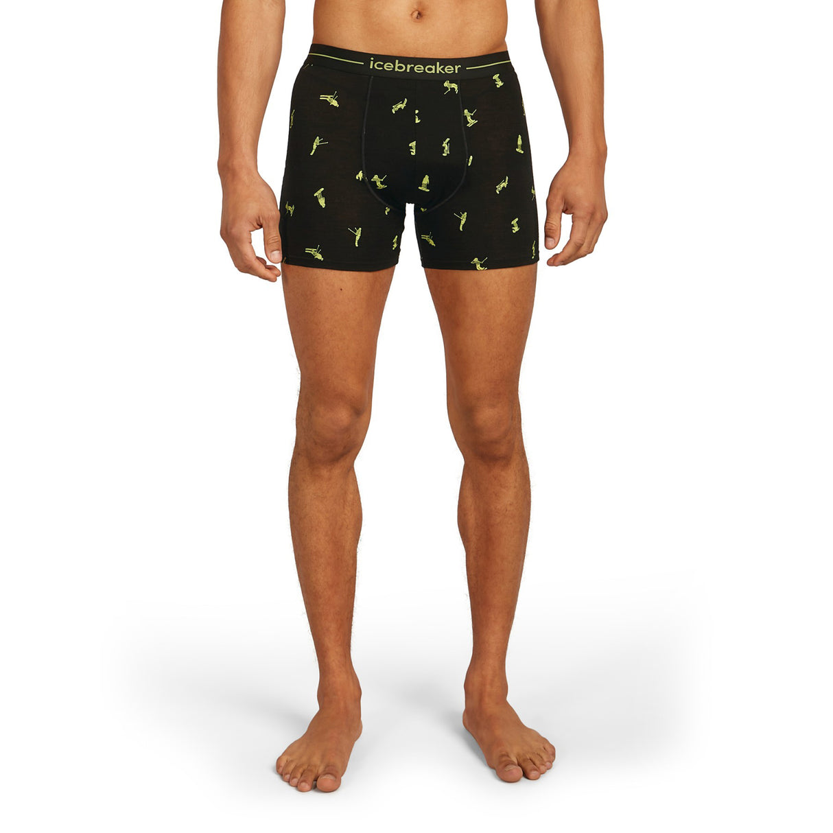Icebreaker Men's 150 Anatomica Boxers Black/Peridot/AOP / Small-Black/Peridot/AOP / Medium-Black/Peridot/AOP / Large-Black/Peridot/AOP / X-Large-Atlantis/Topaz/AOP / Small - 53 Degrees North