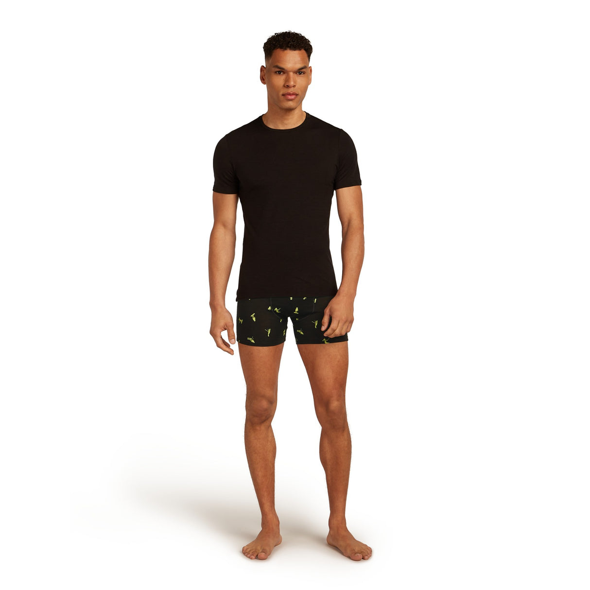 Icebreaker Men's 150 Anatomica Boxers Black/Peridot/AOP / Small-Black/Peridot/AOP / Medium-Black/Peridot/AOP / Large-Black/Peridot/AOP / X-Large-Atlantis/Topaz/AOP / Small - 53 Degrees North