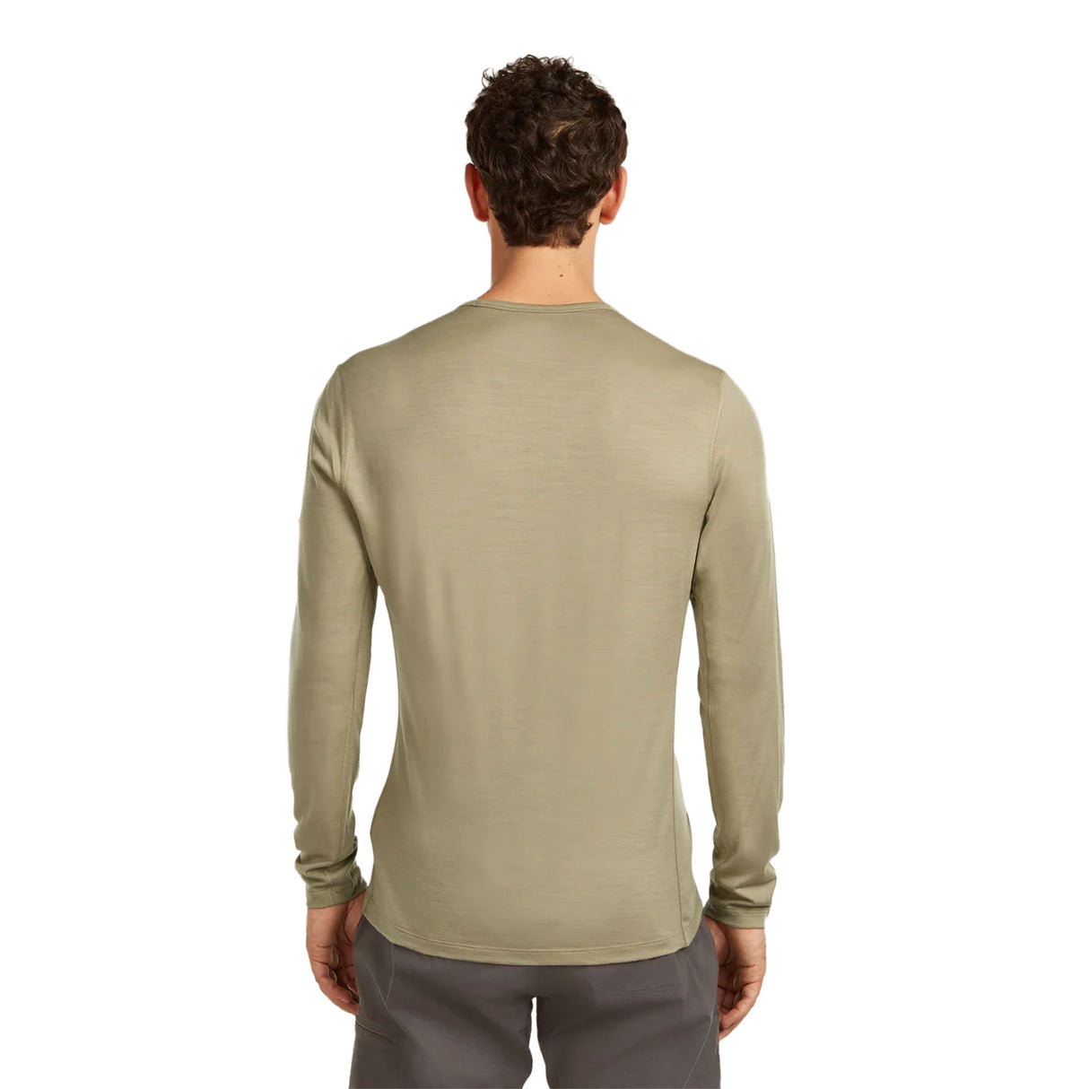 Icebreaker Men's 200 Oasis Long Sleeve Crewe Flagstone / Small-Flagstone / Medium-Flagstone / Large-Flagstone / X-Large-Flagstone / XX-Large - 53 Degrees North