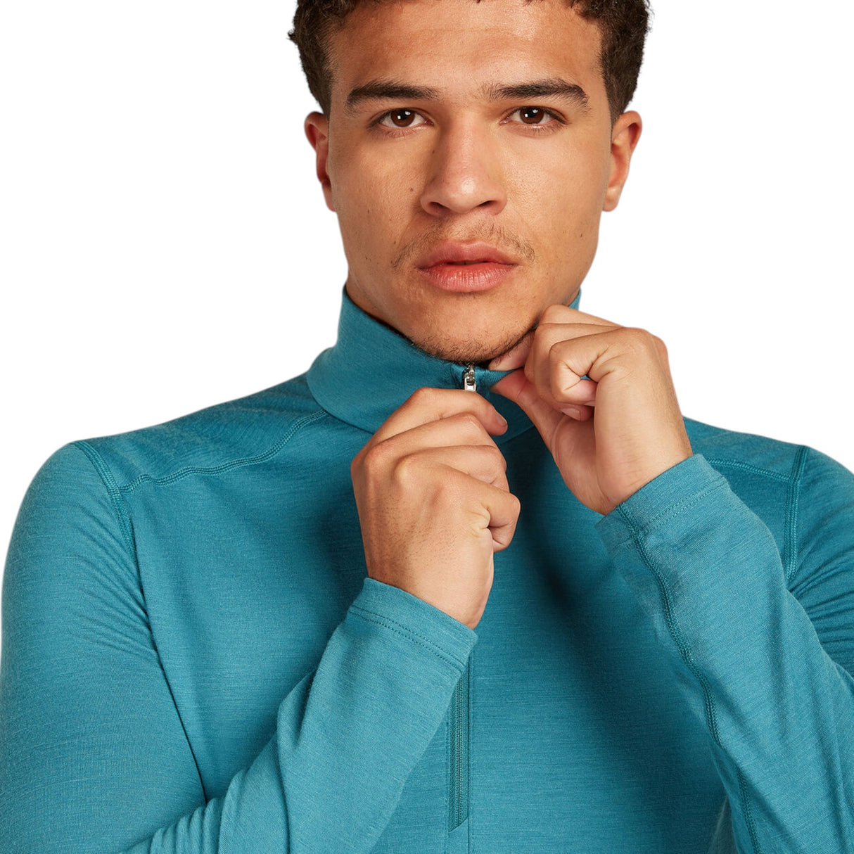 Icebreaker Men's 200 Oasis Long Sleeve Half Zip Baselayer Black / Small-Black / Medium-Black / Large-Black / X-Large-Black / XX-Large - 53 Degrees North