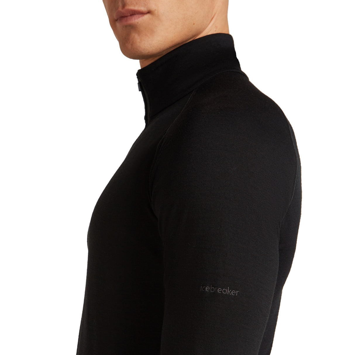 Icebreaker Men's 260 Zoneknit Long Sleeve Half Zip Baselayer Black / Small-Black / Medium-Black / Large-Black / X-Large-Black / XX-Large - 53 Degrees North