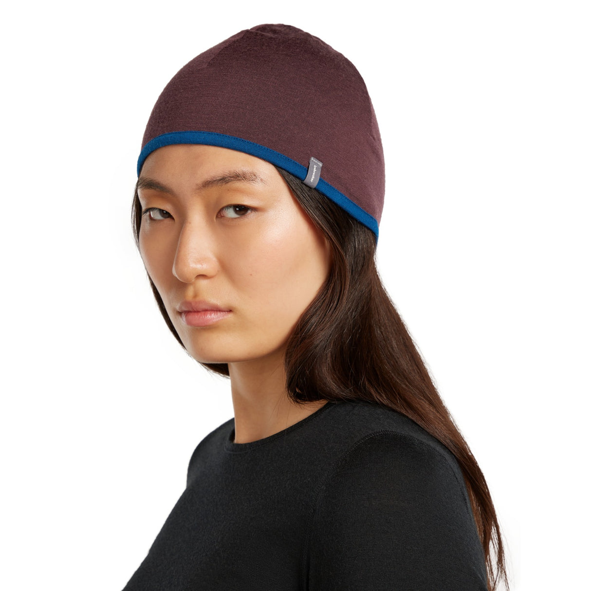 Icebreaker Unisex 200 Oasis Reversible Beanie Java/Atlantis-Summit/Blush - 53 Degrees North