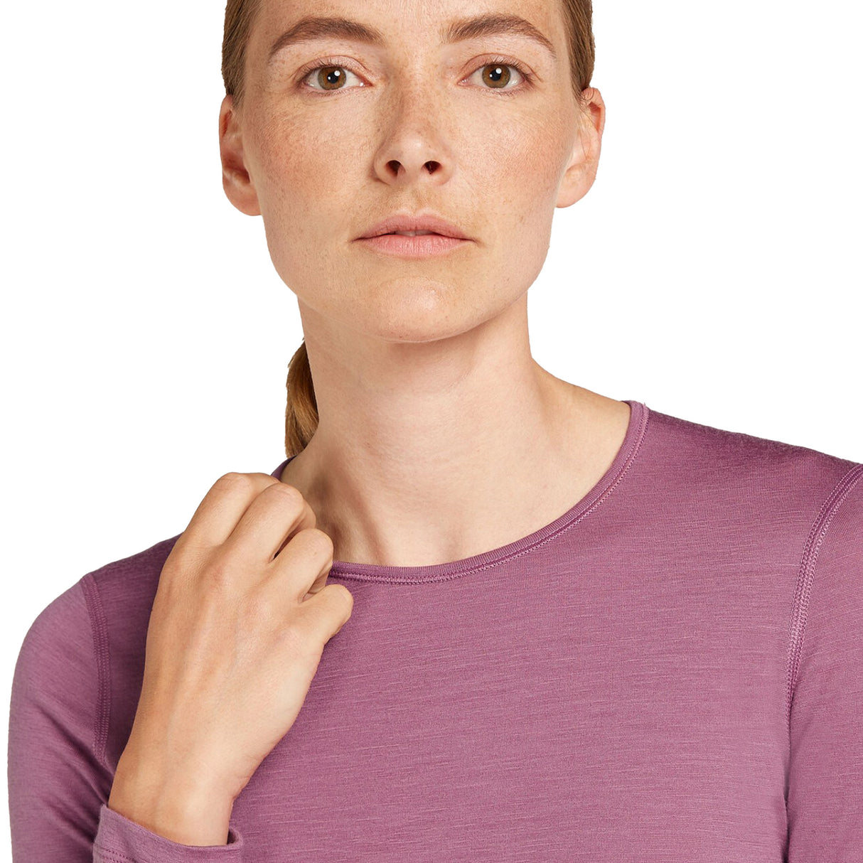 Icebreaker Women's 200 Oasis Long Sleeve Crewe Undyed / X-Small-Undyed / Small-Undyed / Medium-Undyed / Large-Undyed / X-Large - 53 Degrees North