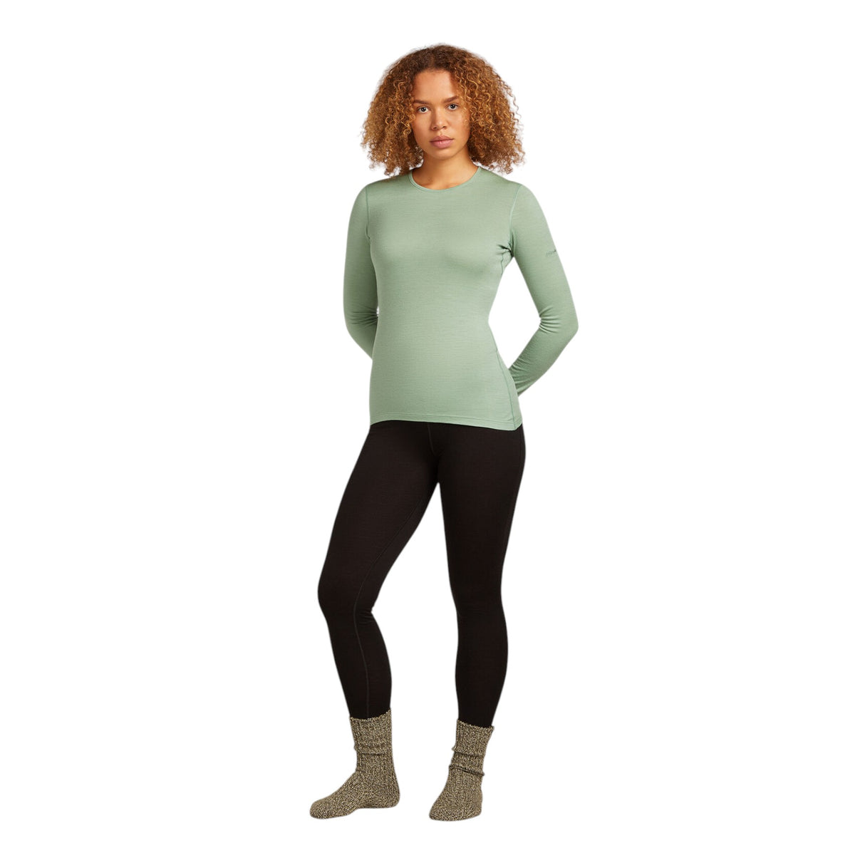 Icebreaker Women's 200 Oasis Long Sleeve Crewe Undyed / X-Small-Undyed / Small-Undyed / Medium-Undyed / Large-Undyed / X-Large - 53 Degrees North